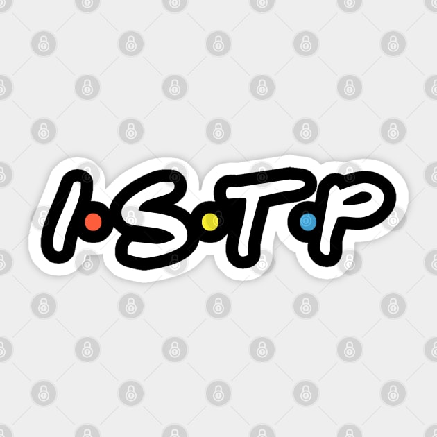 ISTP Cool Present Gift Idea Retro Vintage Sticker by FanaticTee